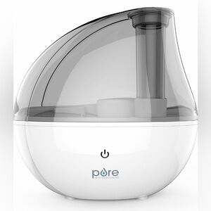 Pure Enrichment MistAire Silver Ultrasonic Cool Mist Humidifier